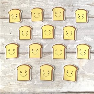 Fun Foam Stickers Bread Slice French Toast 3D Food Stickers Set 14 Count